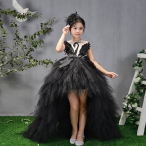 Jania Black Swan Girls Wedding Princess Dress
