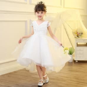 Ricki Lace V Neck Girls Wedding Princess Dress