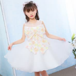 Xandria Floral Bow-Knot Sleeveless Girls Wedding Princess Dress