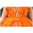 Golda Orange Swan Cap Sleeve Girls Wedding Princess Tutu Dress