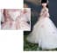 Carol Floral Embroidery Girls Wavy Wedding Princess Dress