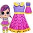 L.O.L. Surprise Glitter Super BB Doll One Piece Costume for Girls