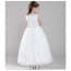 Aisha Floral Embroidery with Pearl Sleeveless Girls Princess Wedding Dress