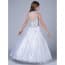 Alayna Rhinestones Open Back Girls Wedding Princess Dress