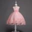 Anne Sleeveless Floral Patch Girls Princess Wedding Dress