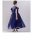 Arin Gold Embroidery Patch Cap Sleeve Girls Princess Wedding Dress