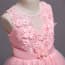 Benita Floral Rain Embroidery Crochet Girls Wedding Princess Dress