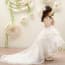 Berenice Floral Lace Off Shoulder Girls Wedding Princess Dress