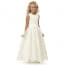 Brea Floral Embroidery Sleeveless Girls Wedding Princess Dress
