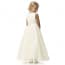 Brea Floral Embroidery Sleeveless Girls Wedding Princess Dress