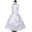 Chloe Floral Rhinestones Girls Princess Wedding Dress
