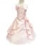 Chloe Floral Rhinestones Girls Princess Wedding Dress