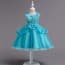 Coraline Floral Patches Girls Wedding Princess Dress