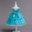 Coraline Floral Patches Girls Wedding Princess Dress