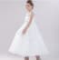 Davina Round Neck Sleeveless Girls Princess Wedding Dress