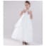 Davina Round Neck Sleeveless Girls Princess Wedding Dress