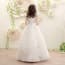 Deirdre Rhinestones with Lace Girls Princess Wedding Dress