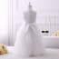 Dena Flowers Patches Sleeveless Girls Wedding Princess Dress