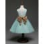 Denise Floral Embroidery with Bow-Knot Girls Princess Wedding Dress