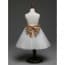 Denise Floral Embroidery with Bow-Knot Girls Princess Wedding Dress