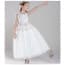 Elinor Floral Embroidery Sleeveless Girls Princess Wedding Dress