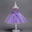 Elle 3D Floral Embroidery Girls Wedding Tutu Princess Dress