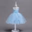 Elle 3D Floral Embroidery Girls Wedding Tutu Princess Dress