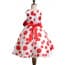Esme Dots Printed Sleeveless Girls Princess Dress