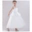 Fay Pleated Sleeveless Girls Princess Wedding Dress