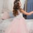 Florence 3D Butterfly Sleeveless Girls Wedding Princess Tutu Dress