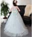 Francine 3D Floral Sleeveless Girls Princess Wedding Dress