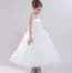 Gianna Floral Crochet Sleeveless Girls Princess Wedding Dress