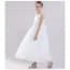 Gianna Floral Crochet Sleeveless Girls Princess Wedding Dress