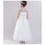 Gianna Floral Crochet Sleeveless Girls Princess Wedding Dress
