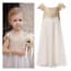 Grainne Lace Crochet Cap Sleeve Girls Princess Dress