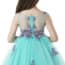 Hanna Floral Embroidery Sleeveless Girls Princess Wedding Dress