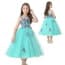 Hanna Floral Embroidery Sleeveless Girls Princess Wedding Dress