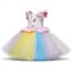 Holly Kids Unicorn Rainbow Tulle Dress