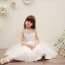 Iliana Floral Embroidery Sleeveless Girls Princess Wedding Dress
