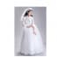 Itzel Ruffle Design with Headband Girls Wedding Princess Dress