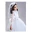 Itzel Ruffle Design with Headband Girls Wedding Princess Dress