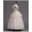 Ivy 3D Floral Lace Embroidery Girls Princess Wedding Dress