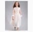 Jennie Floral Lace Half Sleeve Girls Wedding Princess Dress
