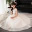 Katrin Floral Lace See-through Girls Wedding Princess Dress