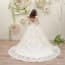 Ladonna Floral with Beading Open Back Girls Wedding Princess Dress