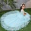 Lavinia 3D Butterfly Lace Girls Wedding Princess Dress