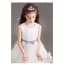 Marianna Floral Embroidery Ruffle Girls Wedding Princess Dress