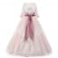 Norma Floral Lace Long Sleeve Girls Wedding Princess Dress