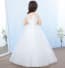 Patience Floral Embroidery Short Sleeve Girls Wedding Princess Dress