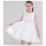 Perla Floral Lace Sleeveless Girls Princess Wedding Dress